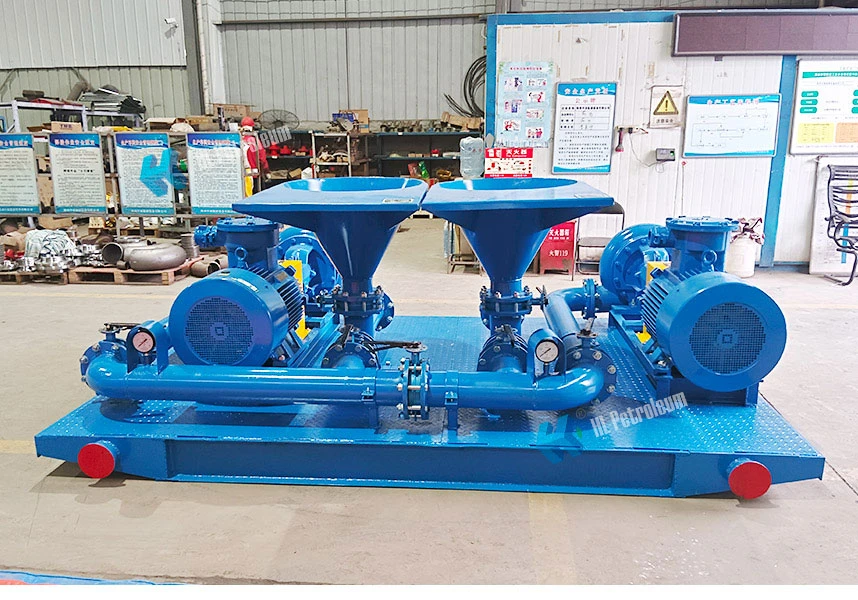 mud mixing hopper unit