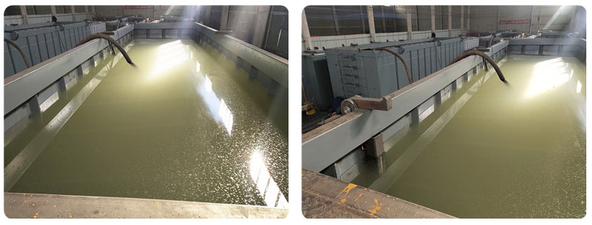 Mud tank performance test