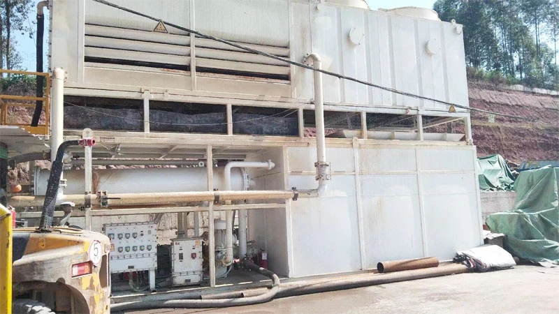 drilling mud cooling system