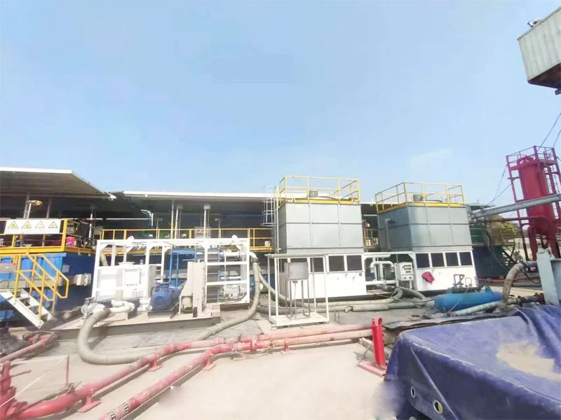 drilling mud cooling systems