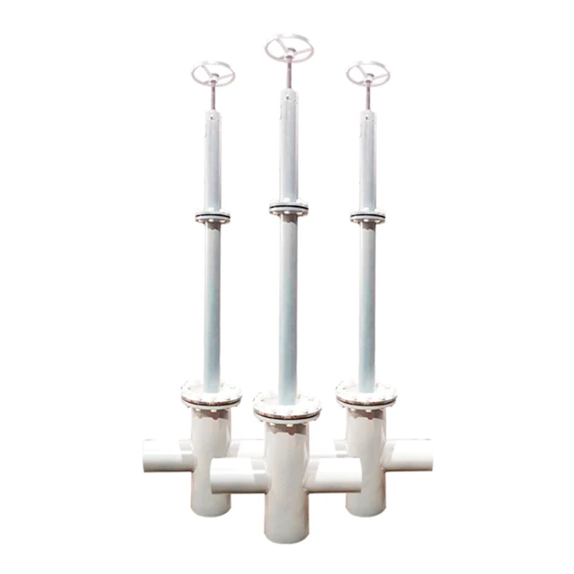 mud tank bottom valve