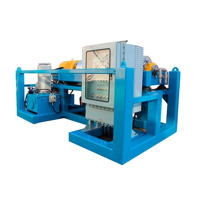 Centrifug med full hydraulisk drivning