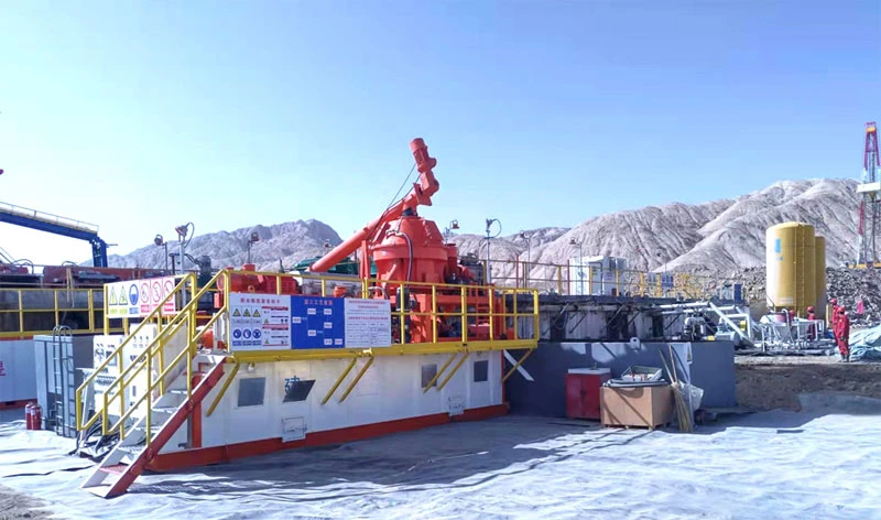 System oczyszczania błota na bazie oleju