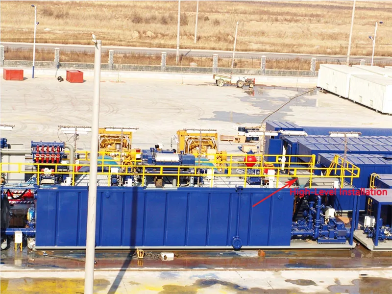 High-Level Installation of Mud Hopper