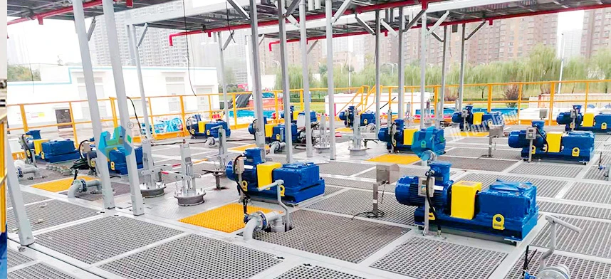 agitatoare de nămol pentru un rezervor de nămol de 500 BBL