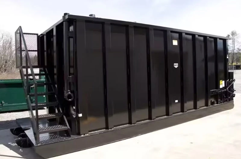 skid mounted mud tank