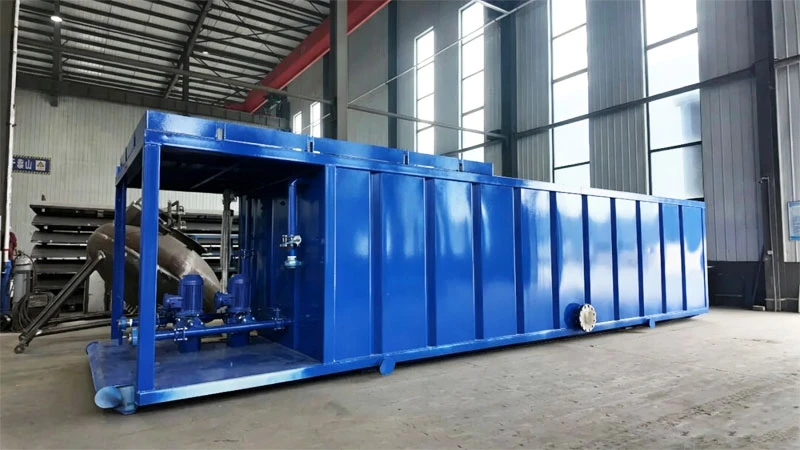 workover rig solids control system