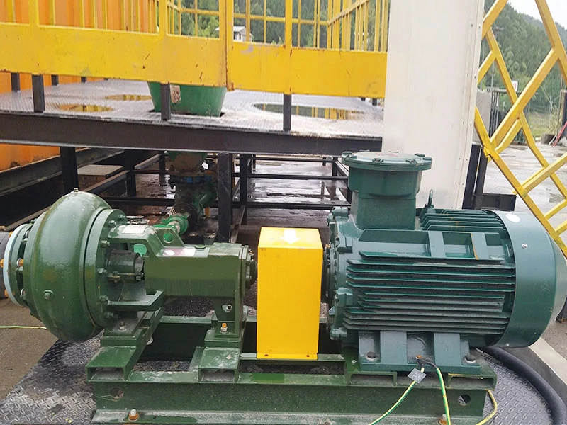 Sand pump site effect