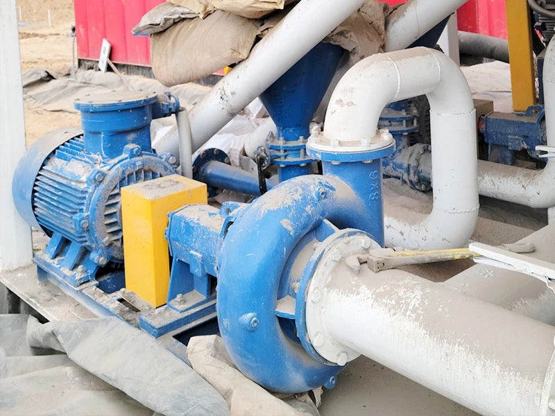 Sand pump site effect