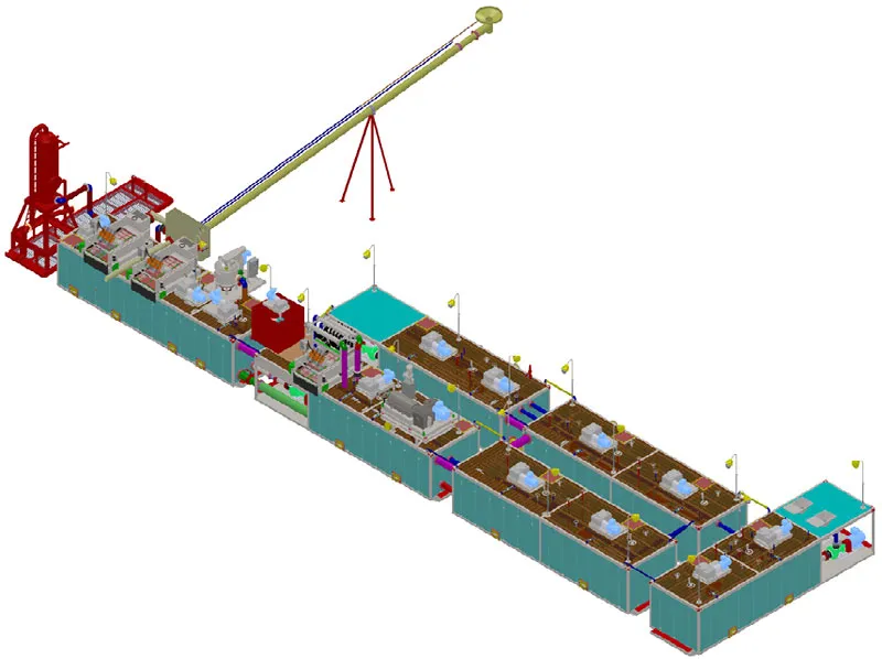 CBM drilling mud solids control system